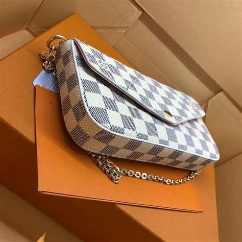 louis vuitton felicie pochette damier azur|louis vuitton pochette damier ebene.